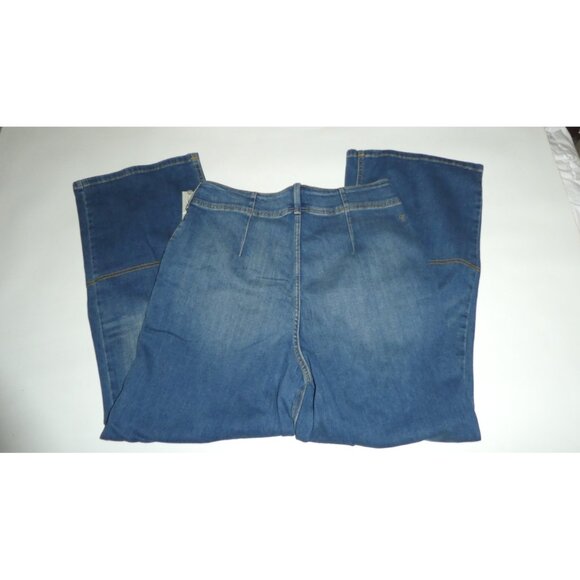 Pilcro Eventide High-Rise Wide-Leg Trouser Jeans - Denim - Picture 4 of 13